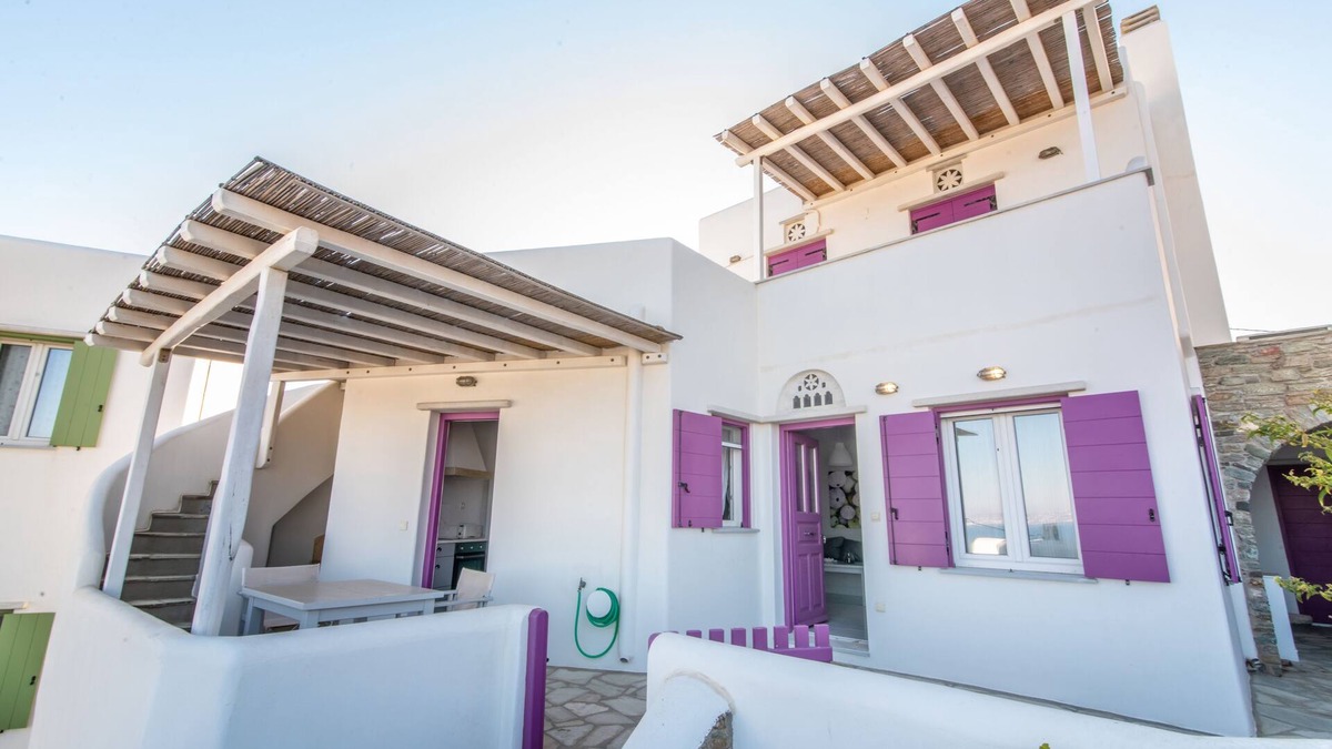 Agios Sostis Villa | Fuchsia Sea View Villa