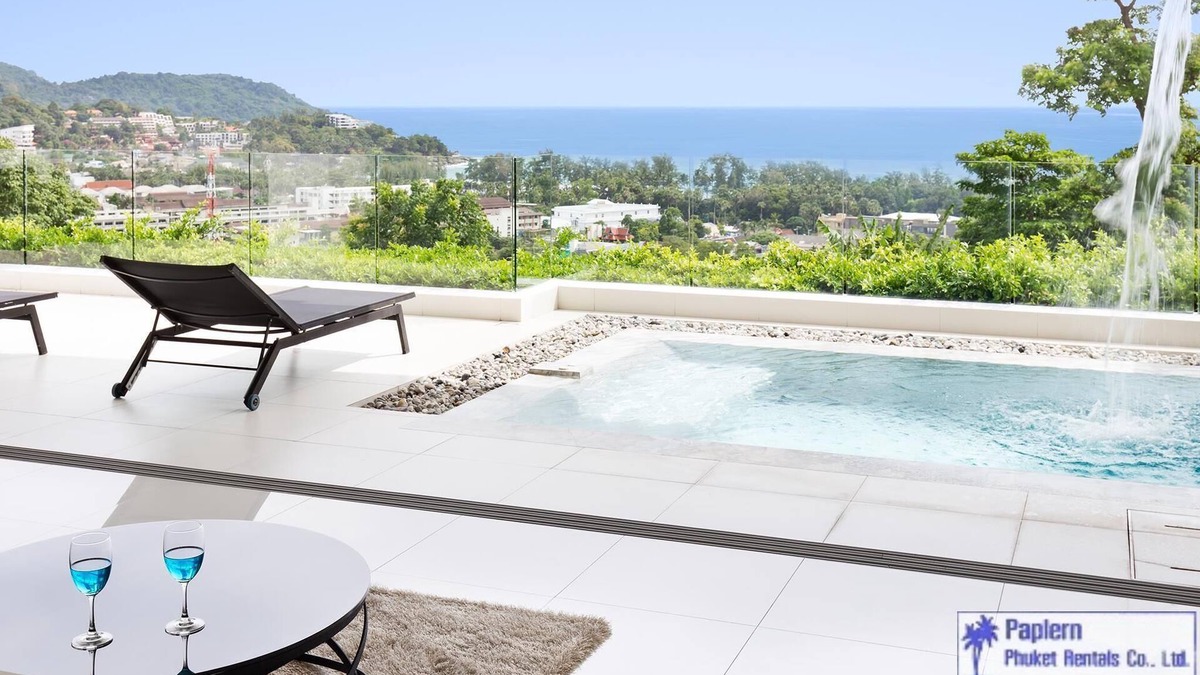 Kata Apartment | FULL SEA VIEW APARTMENT - PRIVATE SWIMMING POOL JACUZZI - 3BR - 6/7P
