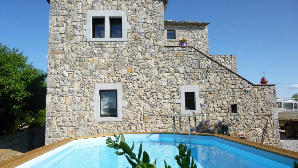 Labeaume House | Fully air-conditioned stone villa with panoramic views and private pool.