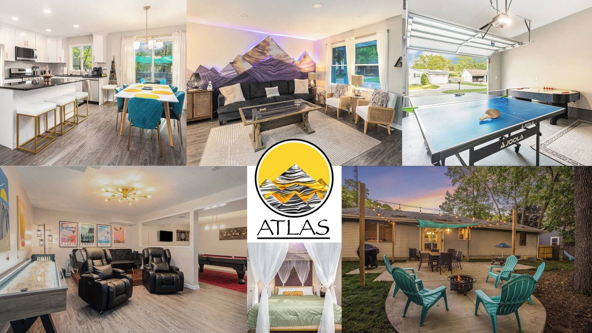 Muskegon House | Fully equipped FUN near beaches/parks/golf, Michigan's Adventure, & Winter Park!