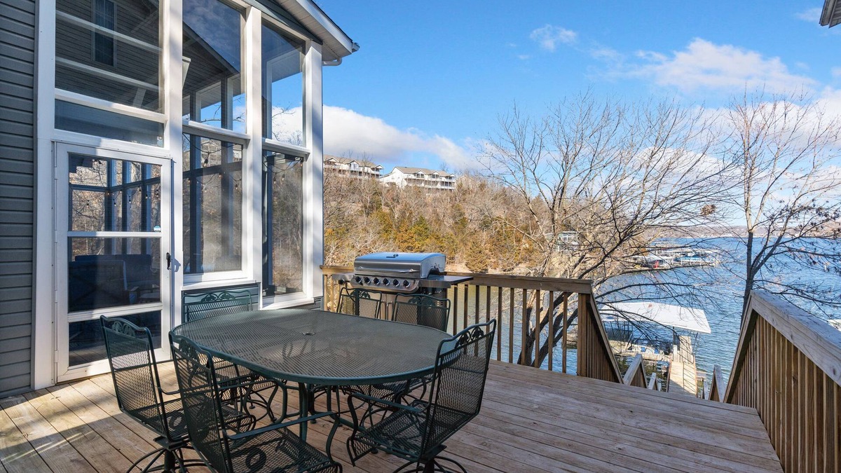 Lake Ozark House | Fully Remodeled House, Quiet Cove, Private Dock, Main Channel View!