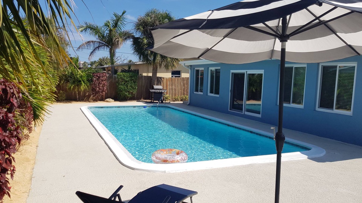Seacoast Shores House | Fully renovated, immaculate 3 full bath, blocks from beach, private pool!