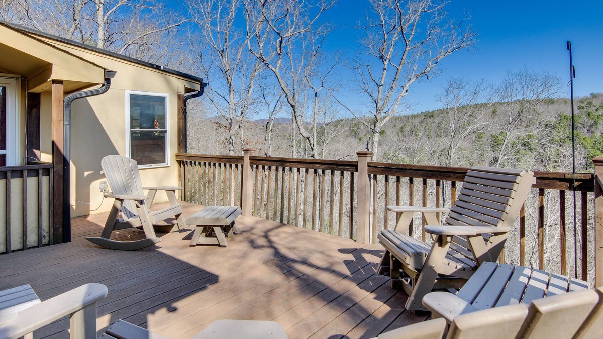 Rutherfordton House | Furnished Deck + Mtn Views: Rutherfordton Home