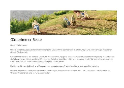 Rheda-Wiedenbruck Apartment | Gästezimmer Beate Rheda Wiedenbrück