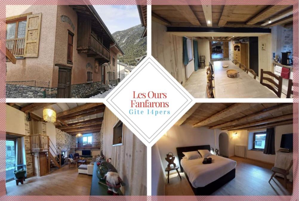 Bramans House | Gîte 14 pers LesOursFanfarons spacieux chaleureux