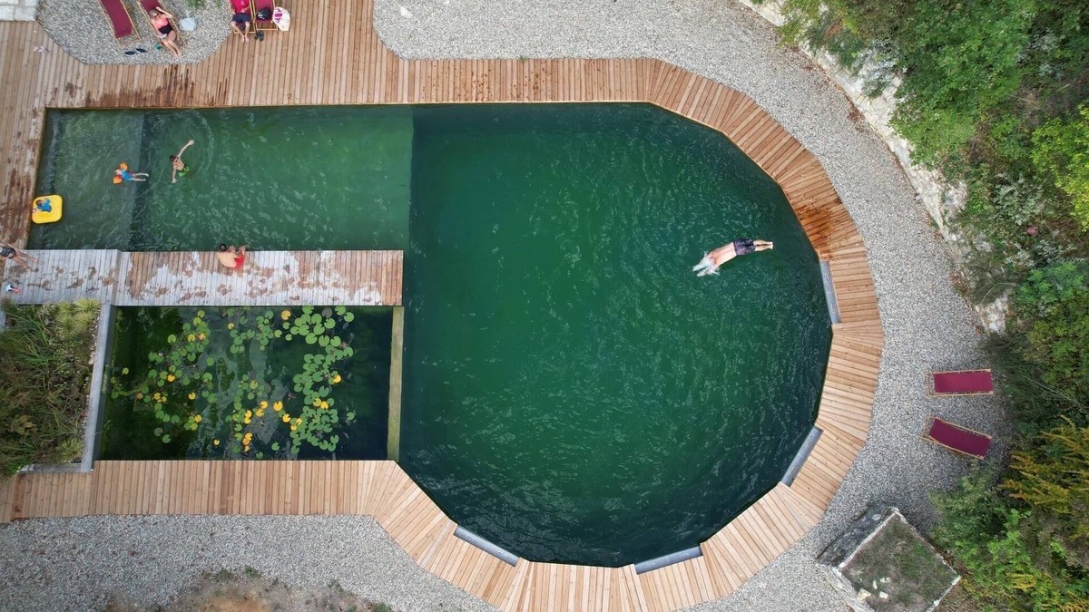 L'Isle-Bouzon House | Gîte 15 persons Cabanes de Fallot - swimming pool