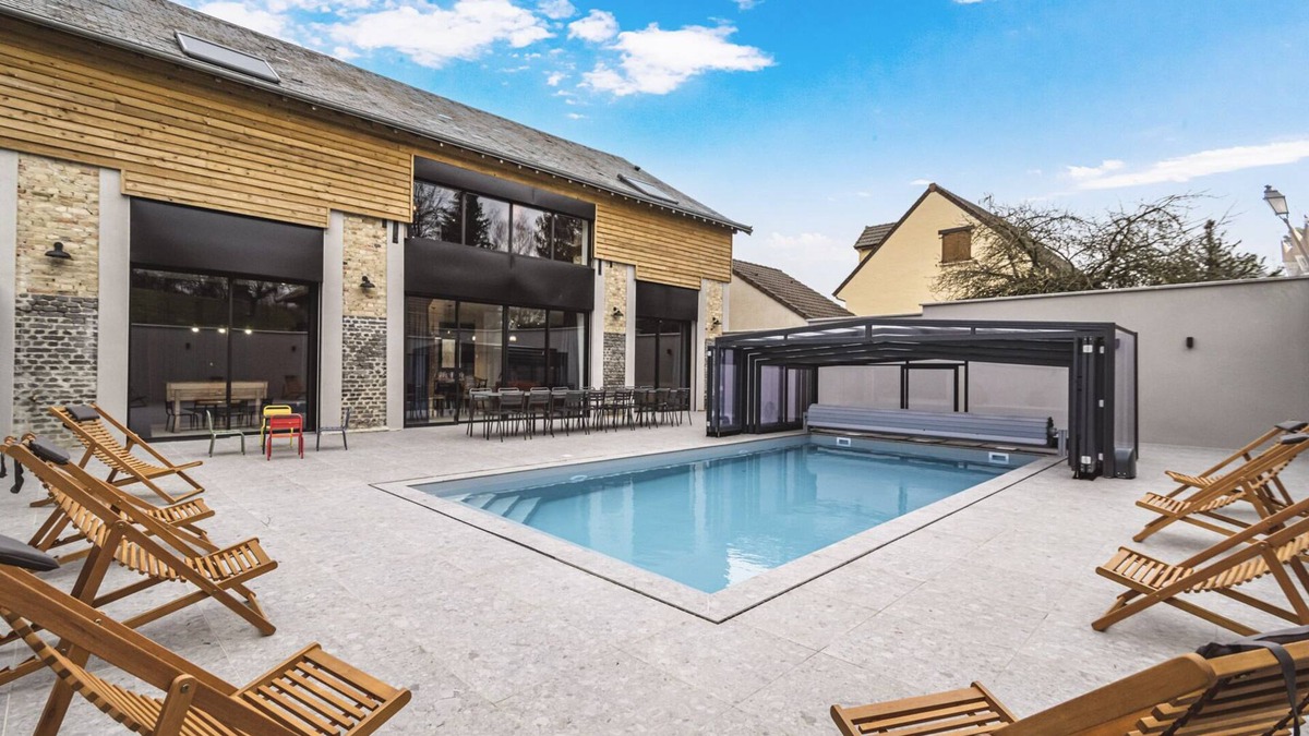 Bertoncourt House | 🏡 Gîte 5⭐ with heated pool - 15 people - Luxe & Nature en Ardennes