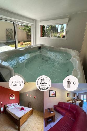 Lafrancaise House | Gîte Coccinelle - Sauna,Jacuzzi,Calme