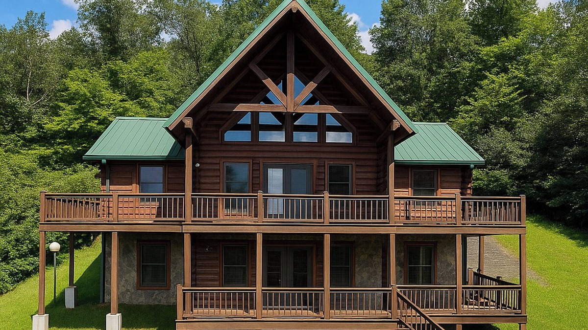 Grassy Creek Cabin | Game Nights + Mountain Sunsets: October Memories Await @ Dream Mtn Lodge!