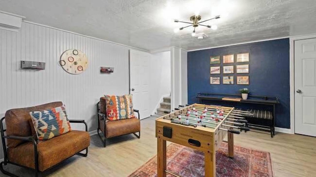 Tremonton House | Game Room, Tremonton Trail and Parks Nearby