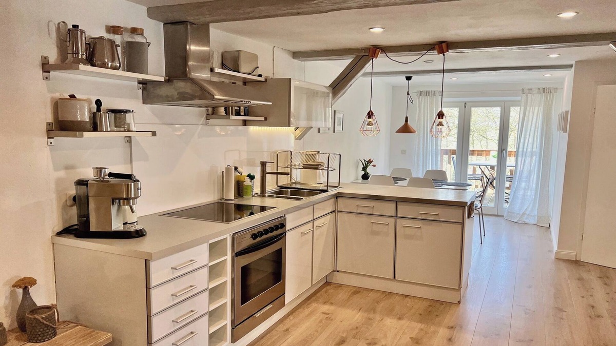 Suderdeich Apartment | Garden apartment - the modern