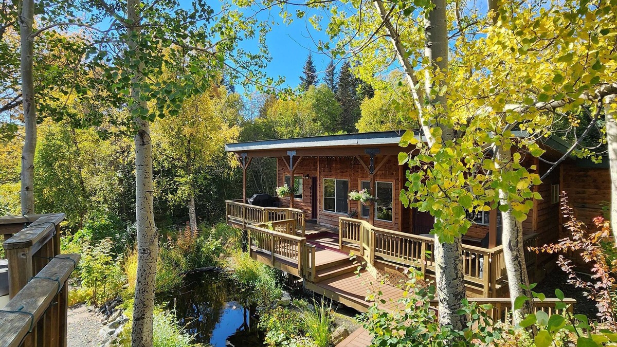 Kachemak Apartment | Garden Getaway at Bear Creek Winery, w/fire pit, koi pond, and hot tub