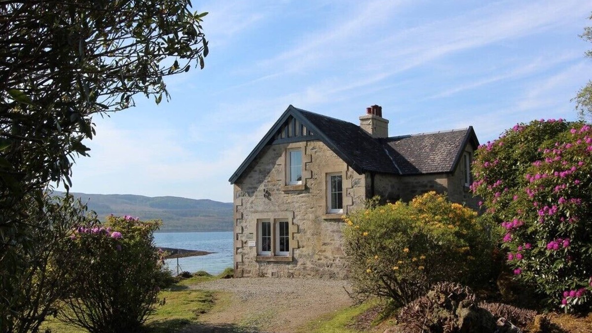 Lochgilphead Cottage | Gardens Cottage on Ellary Estate, Gate Leading Straight on to the Beach