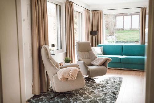 Ziegenrueck House | Gemütliches Ferienhaus "Glück" mit Gartensauna - Ideal für Familien & Paare