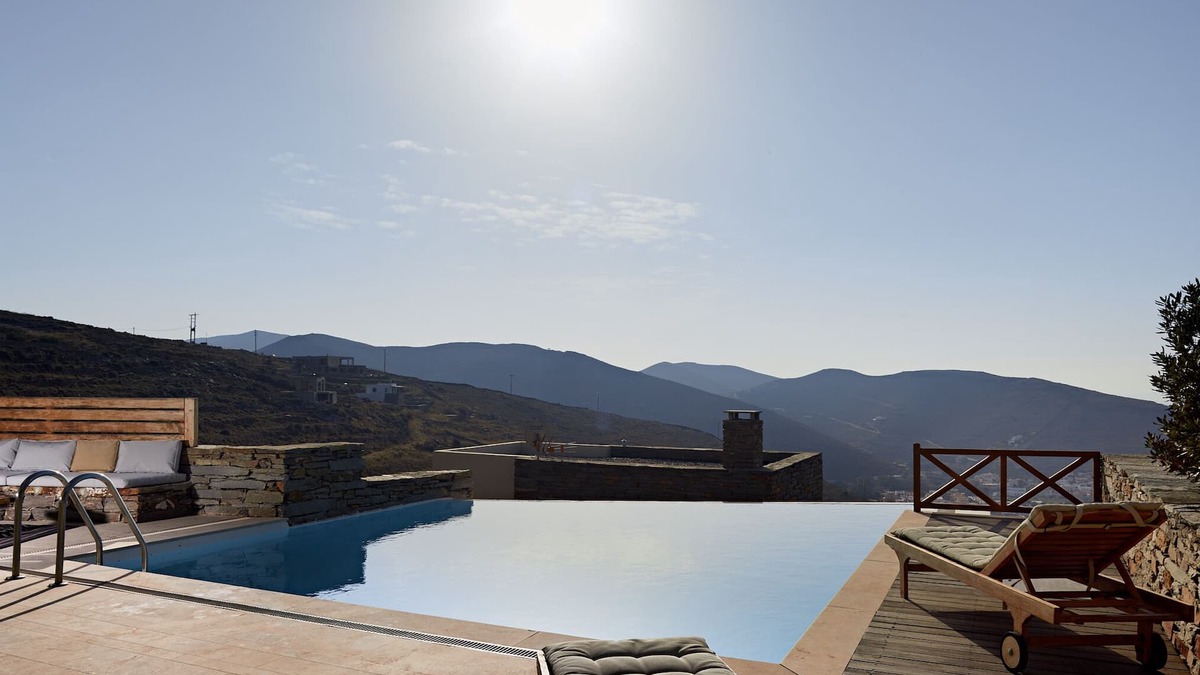 Korissia House | Gemstone-Stylish Cottage with infinity swimming pool and breathtaking sea views