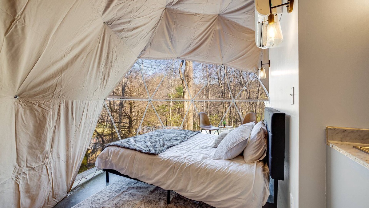 Rosman RV Rental | Geodesic Dome 2