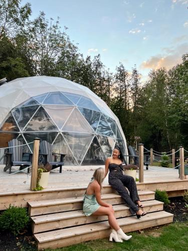 Grand Manan Island Villa | Geodome water view stay on Grand Manan Island