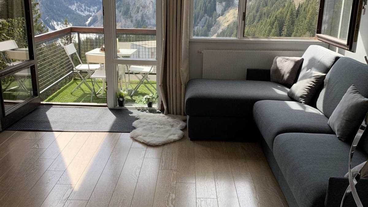 Flaine Apartment | Get a bird's eye view of Mont Blanc! Large studio with mountain view