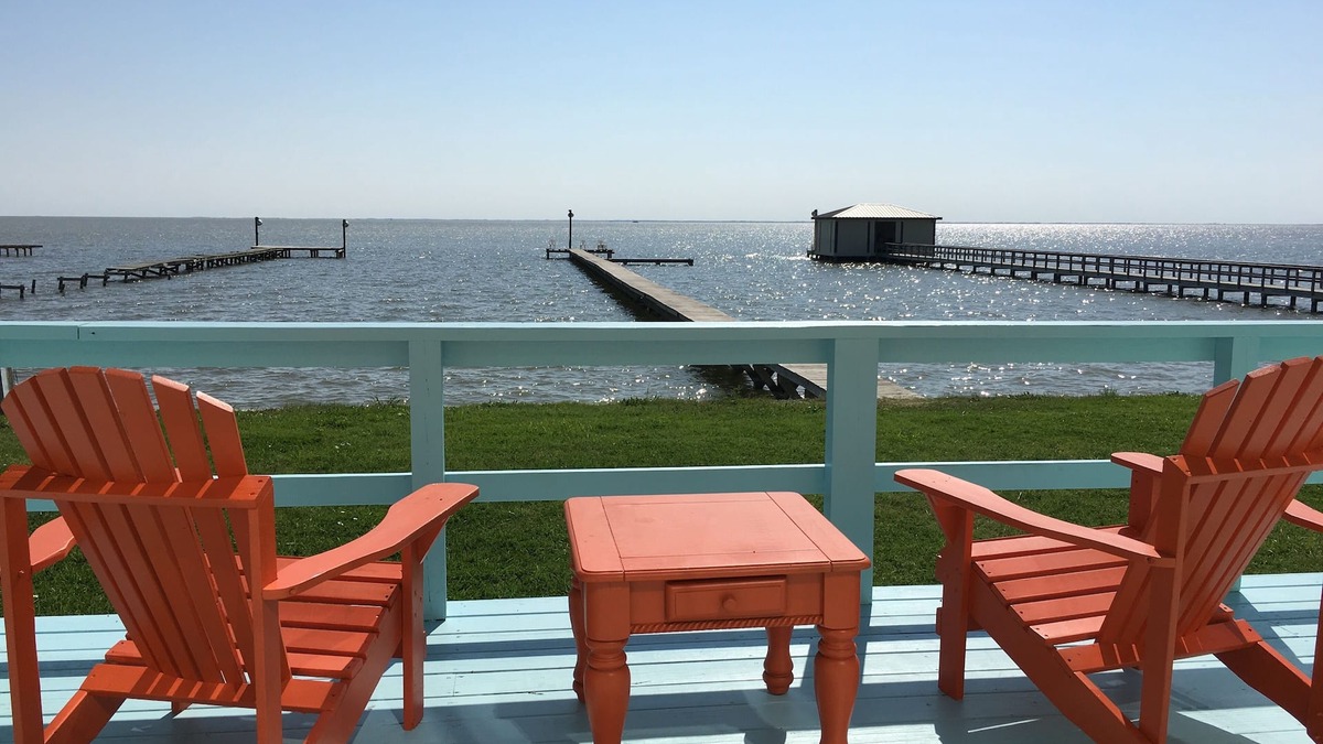 Long Mott House | Get Away from It All! Waterfront Home on San Antonio Bay! 300' Private Pier!