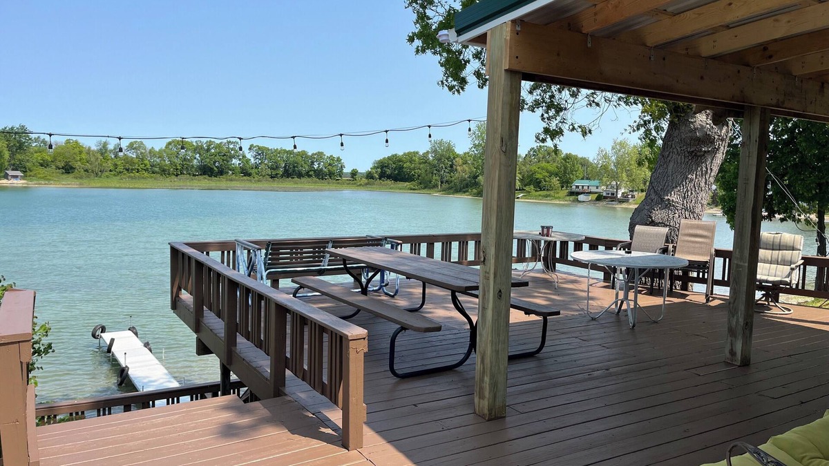 Bronson Cottage | Gilead Lakefront Cottage with Large Deck and Beautiful View