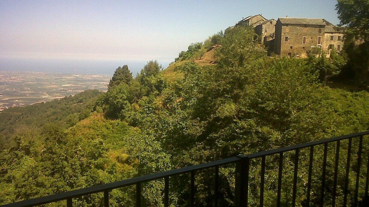 Loreto-di-Casinca Cottage | Gite 2 épis in a green setting, panoramic sea view