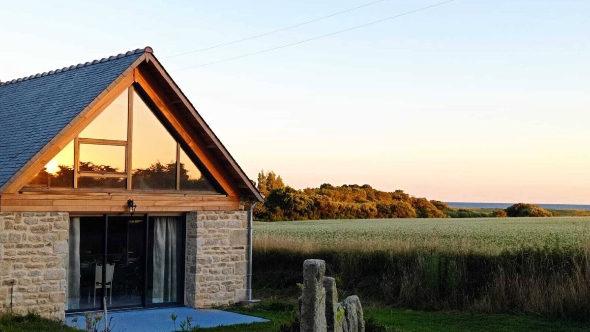 Tregunc House | Gite Mell, le Melen: sea view, les Glénans and Trévignon ponds, beach 300 m'away