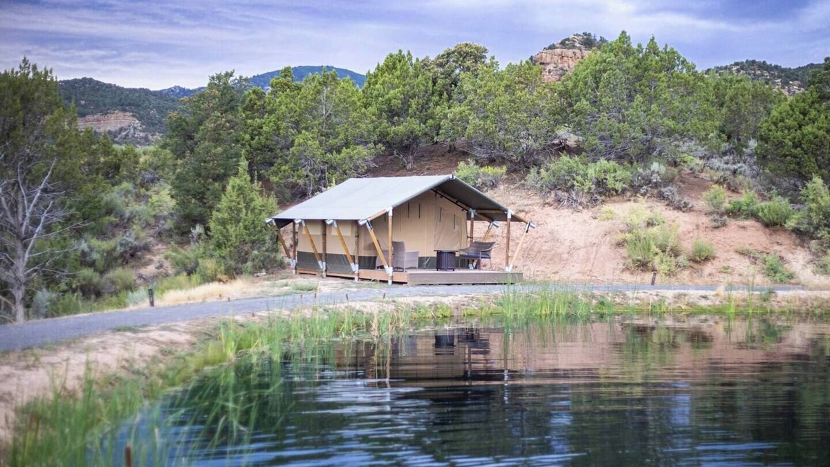 Collbran RV Rental | Glamping Safari Tent One