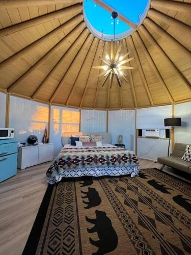 Valley Center House | Glamping-Sky Dome Yurt-Tiny House-2 modern composting toilet