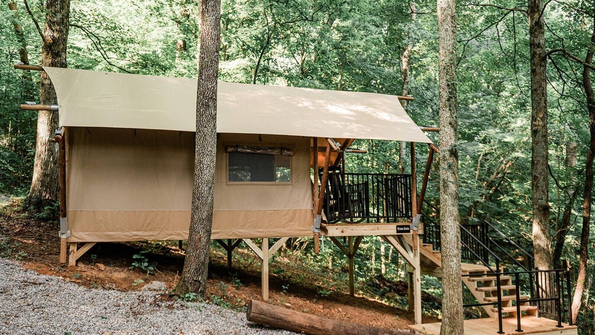 Knoxville RV Rental | GlampKnox - Tree Solo