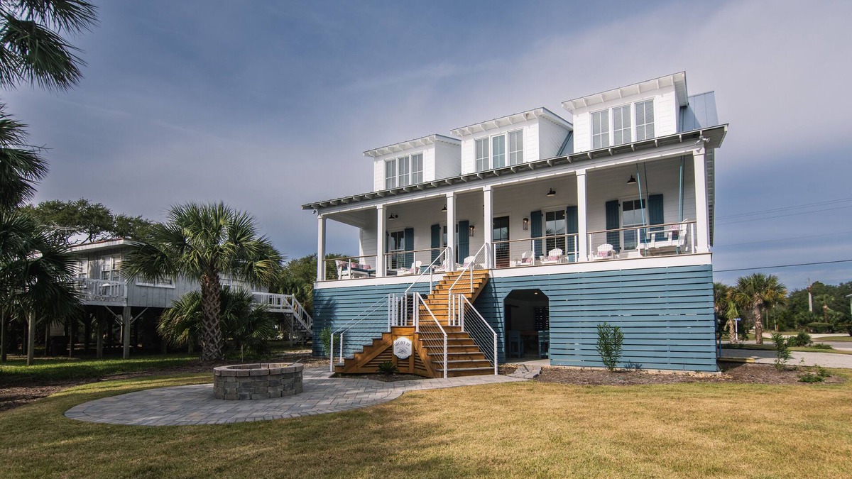Edisto Island House | Glory Be-Custom Showplace;Ocean Views & Direct Beach Access; 3 Primary Suites