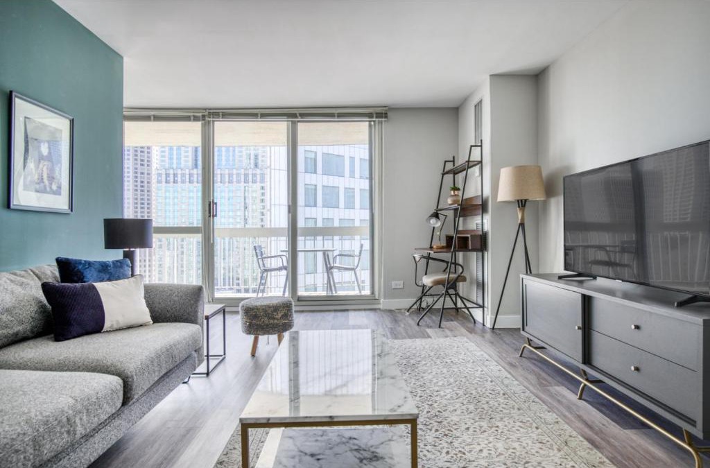 Rush and Division Apartment | Gold Coast 1BR w Gym Terrace nr Lake the L CHI-64