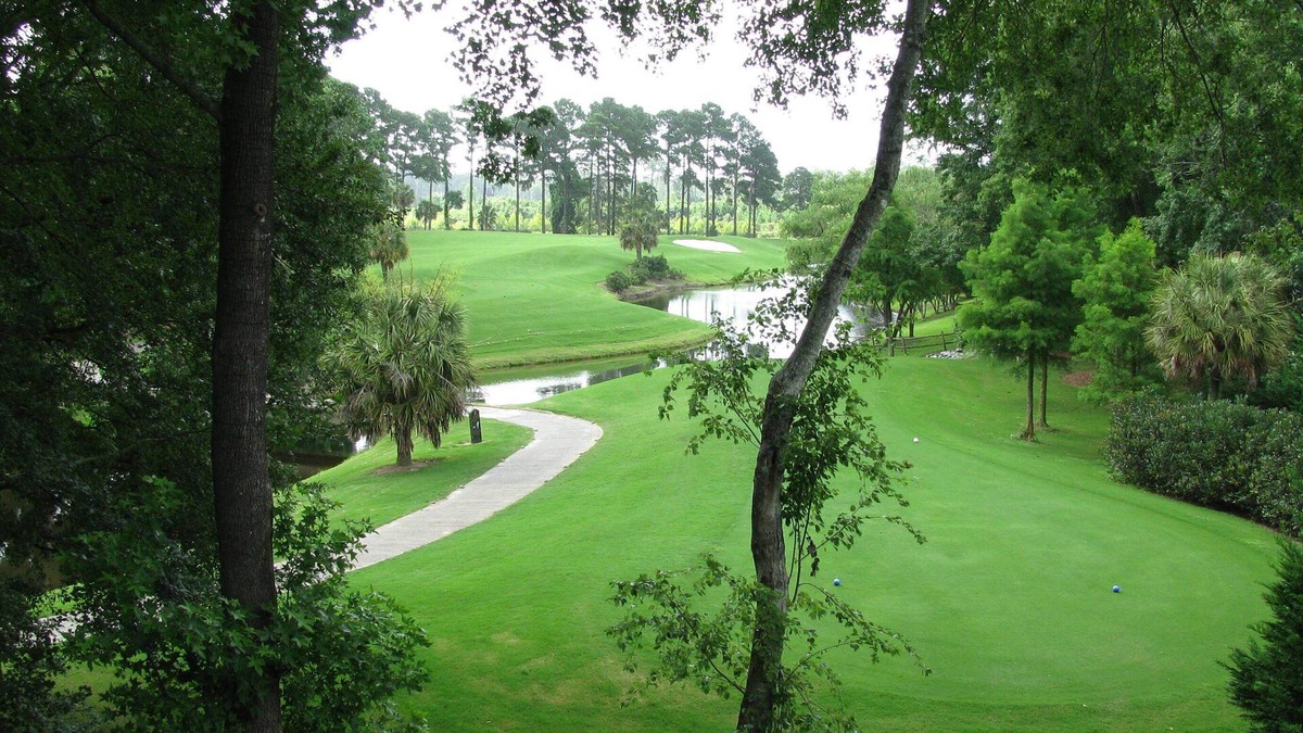 Myrtle Beach Condo | Golf course condo with splendid views close to airport, baseball, softball, CCU