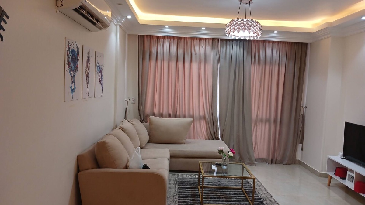 Warraq al Arab Apartment | Gorgeous 2-bedroom apartment with AC in one kattameya compound