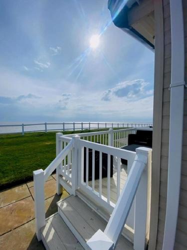 Hopton on Sea Other | Gorgeous 7 Berth Caravan With Decking And Full Seaviews At Hopton Ref 80053S