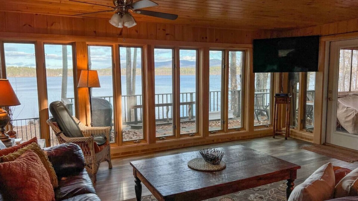 Fryeburg Cabin | Gorgeous Family Lakefront Cabin | Incredible Views
