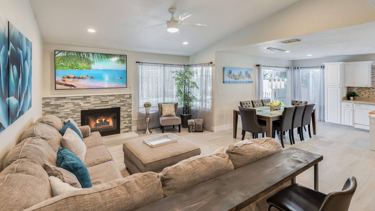 Sacramento House | Gorgeous, Furnished Home w/Pool + 2 Car Garage