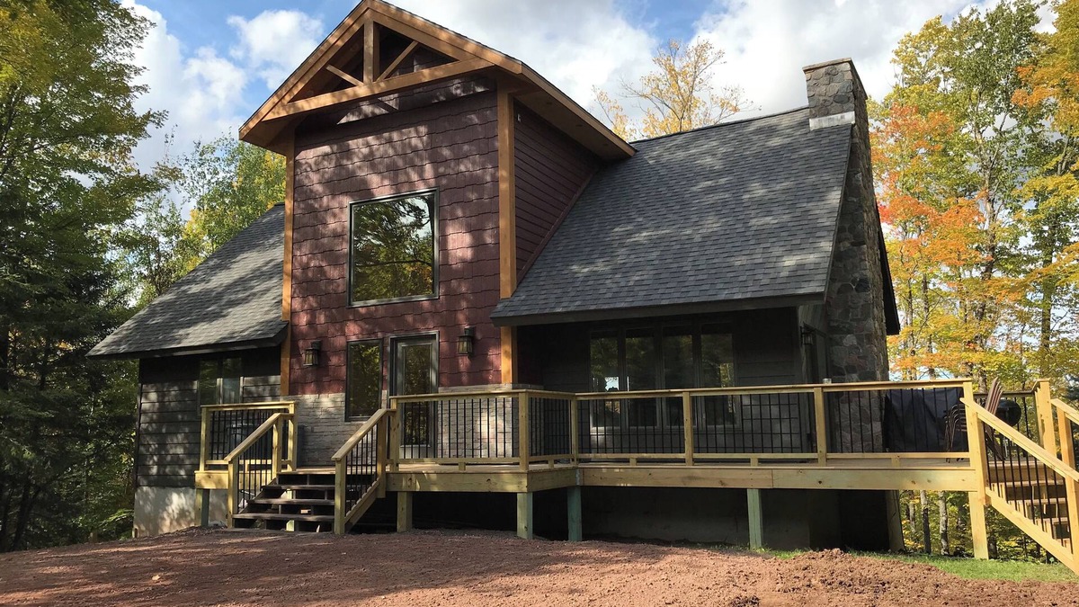 Bessemer House | Gorgeous Home in Wooded Setting with Large Fireplace