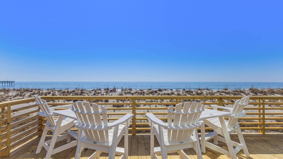 Long Beach House | Gorgeous Oceanfront Home - Huge Deck To Enjoy the Ocean Breezes