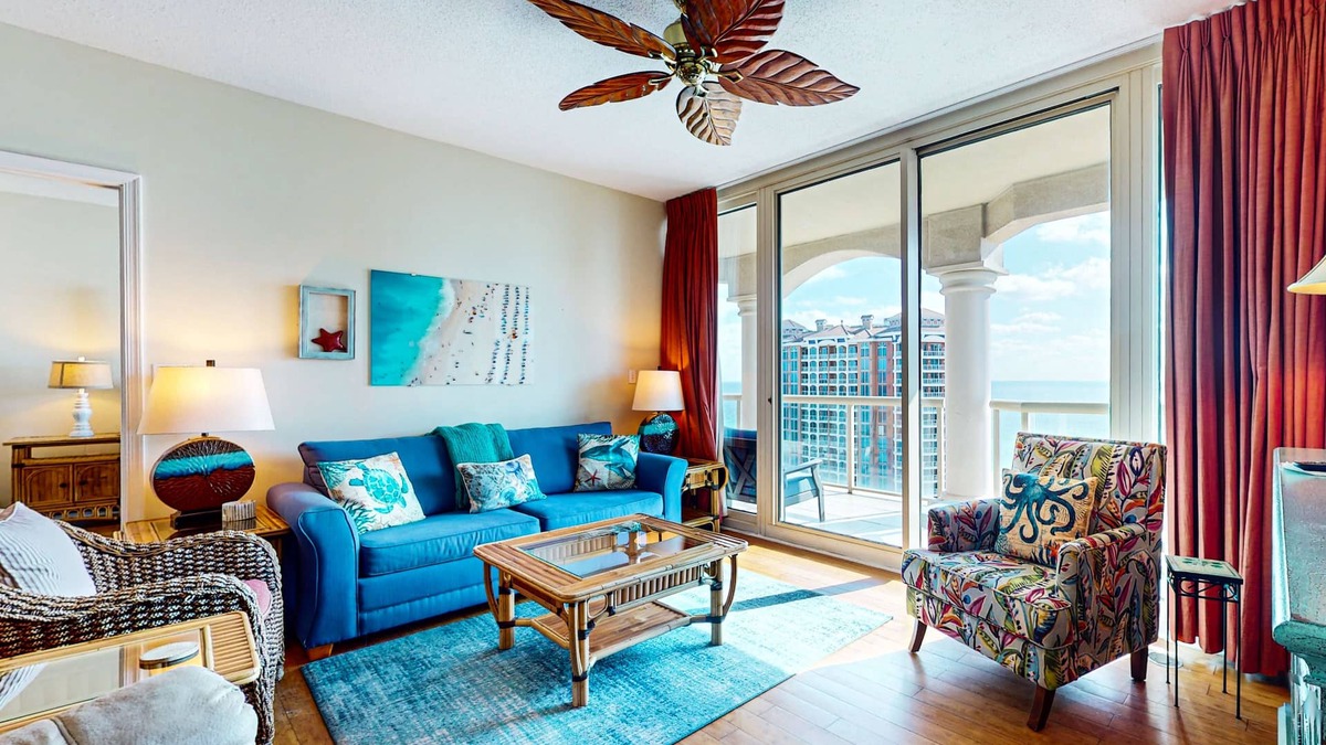 Pensacola Beach Condo | Gorgeous Resort Condo with Gulf Views, Shared Hot Tub, Pools, & Gym
