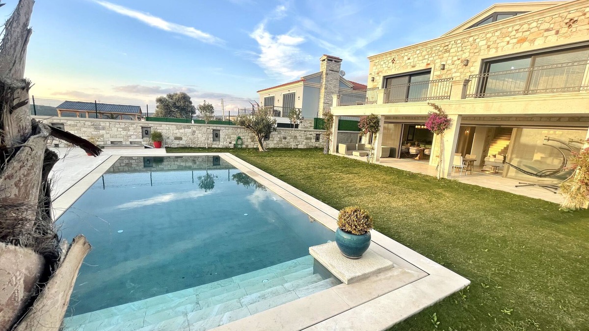 Bouvet Island Villa | Gorgeous Stone Villa in Cesme