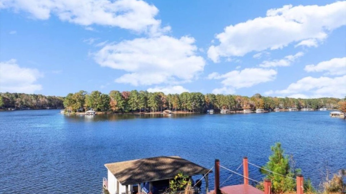 North Shore Acres House | Gorgeous views on large, quiet cove just off Main Lake.