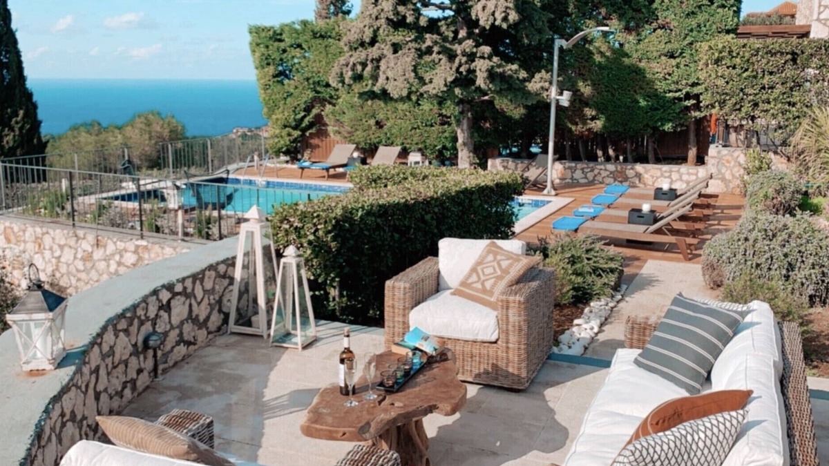 Erisos Villa | Villa Thimari of Vigli Villas - Private Luxury Villa Stunning View & heated pool