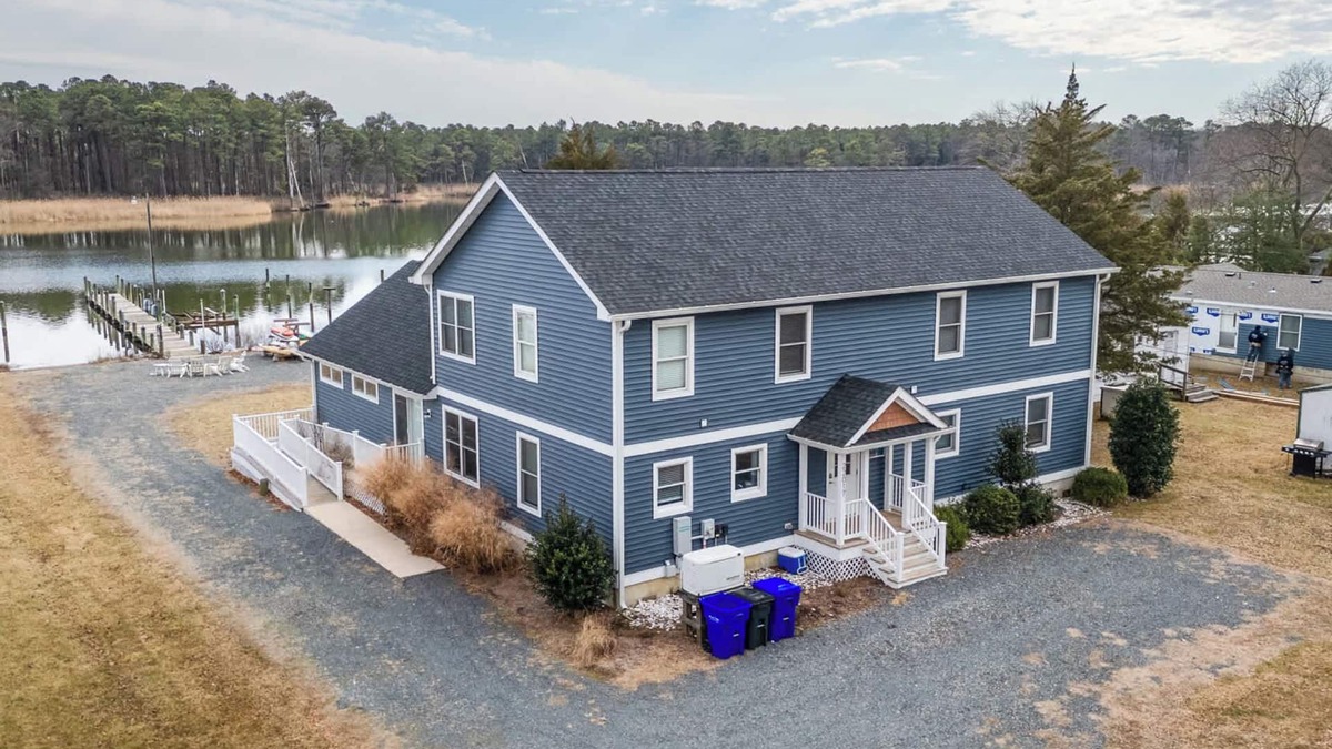 Rock Hall House | Grays Inn Creek Waterfront Pvt. Dock Kayaks & View