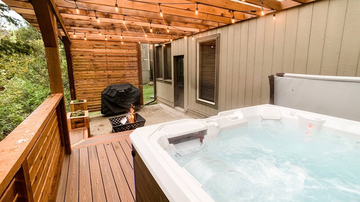 Hollister House | Great Location, Private Fire Pit, Hot Tub
