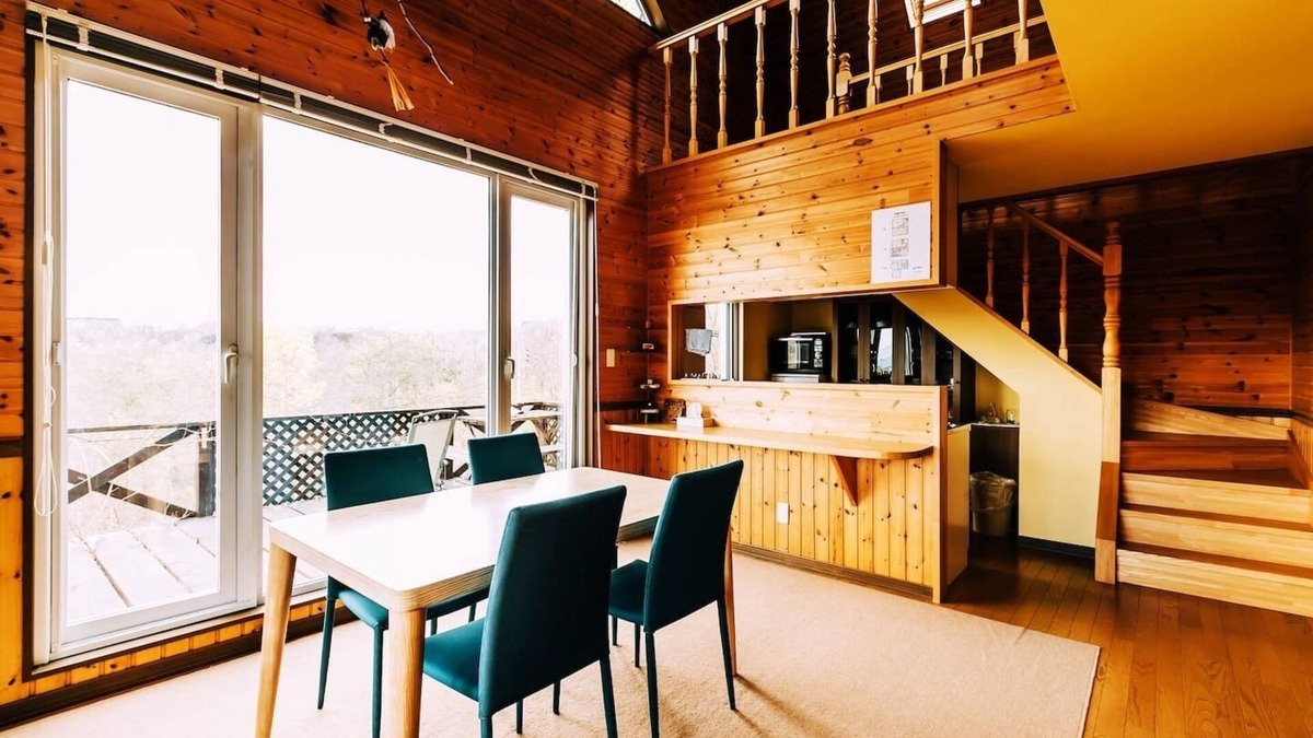 Toya Apartment | Great view Lake Toya 2bedroom log cabin