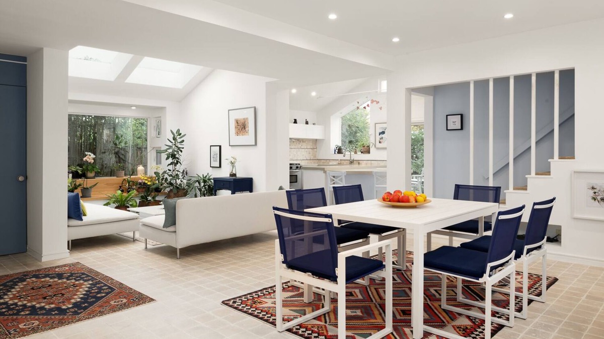 Redwood City House | Greek island inspired three bedroom home
