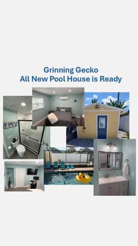 Bradenton House | Grinning Gecko 4Bdr3Bath NEW Pool House, Heated Salt Pool, Indoor-Outdoor Kitchen and Fireplaces, Putting Green, Bocce Court-Within 6 miles of AMI