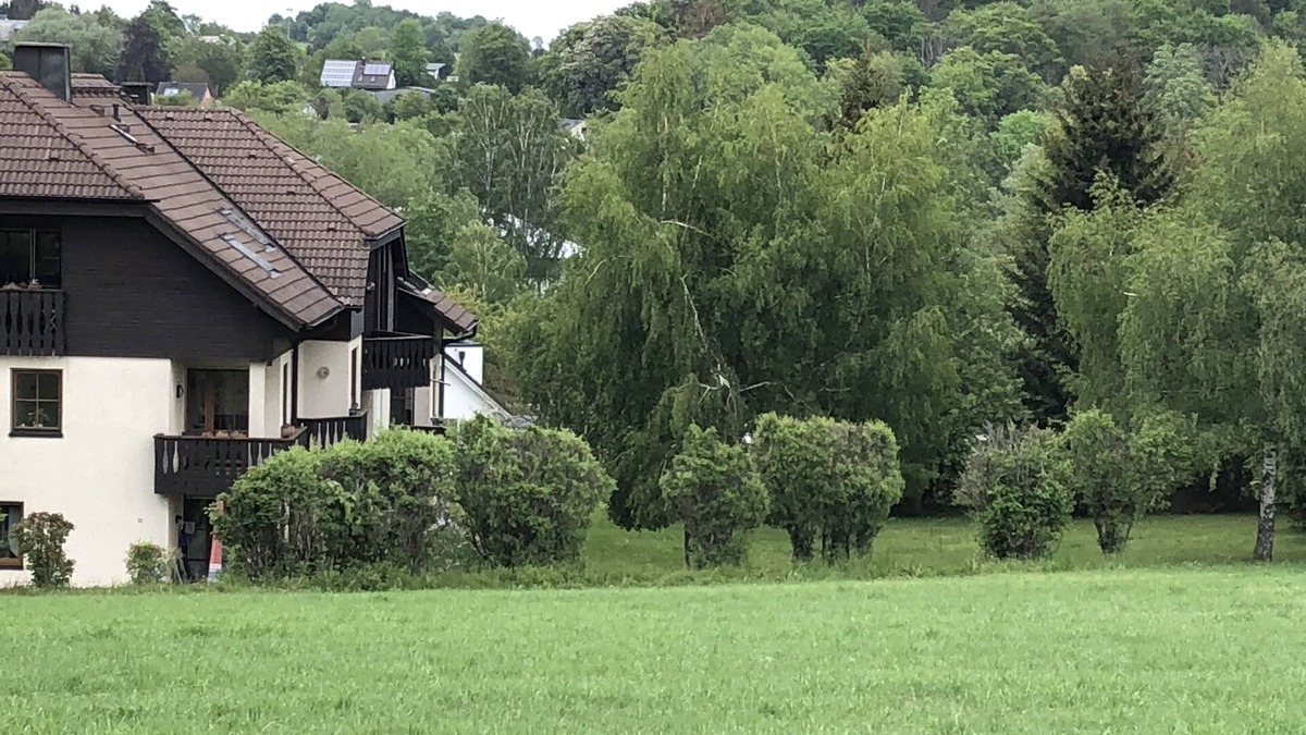 Bad Steben Apartment | ground floor apartment (non-smoking) with terrace in the green Bad Steben