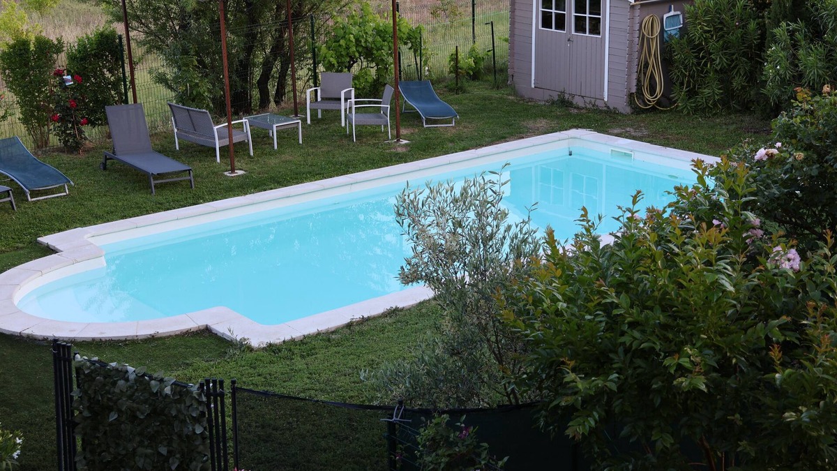 Gargas Villa | Ground floor of villa with heated pool