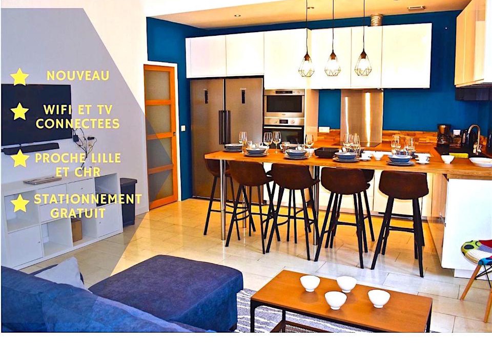 Loos Villa | GROUPES-COLIVING-LOOSLESLILLE-7 CHAMBRES-5 SDB